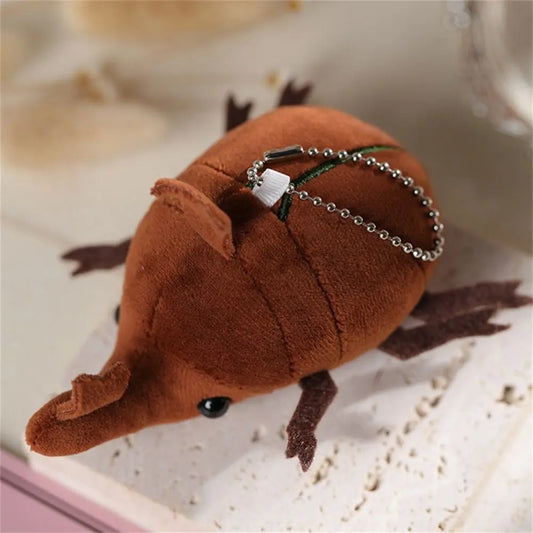 Gift Creative Stuffed Doll Bag Pendant Small Birthday Insect Pendant Insect Keychain Insect Plush Keyring Beetle Plush Doll