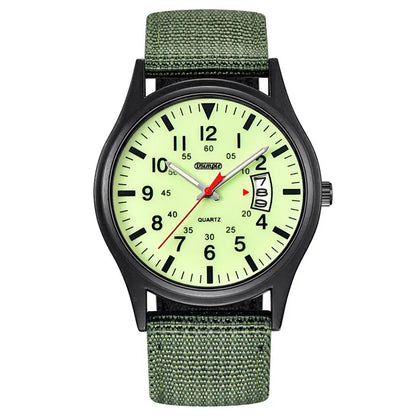 Reloj Hombre 2023 Fashion Mens Nylon Watches Luxury Men Army Military Quartz Watch Calendar Date Wristwatch Relogio Masculino