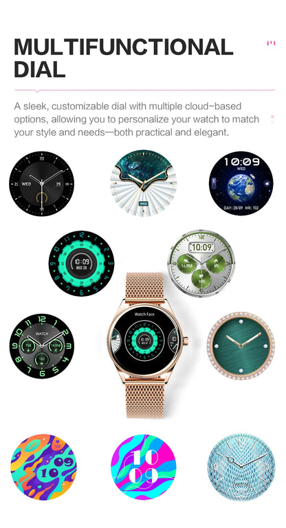VALDUS VL60 Pro 2025 New Smartwatch For Women Men  AMOLED Screen Bluetooth Call IP68 Waterproof  Fitness Sports Smart Watch Gift