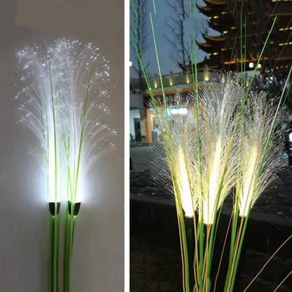 LED Solar Garden Reed Lamp Outdoor Waterproof Lawn Light Yard Christmas Decoration Path Lighting Decor Solar Power Light