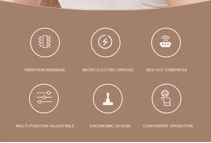 Eletric Guahsa Massager Meridian Massage Brush Lymphatic Drainage Machine Heating Microcurrent Body Back Massager Anti Cellulite