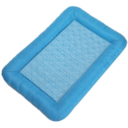 Pet Cooling Mat for Dogs Cat Breathable Sleeping Mat Pet Cushion Washable Self-Cooling Dog Pad for Small Medium Pets