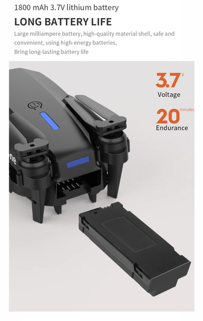 Drone E88 RC Quadcopter Foldable Portable 5G WiFi FPV Drones With 4K HD Camera Altitude Hold Mode follow Drone