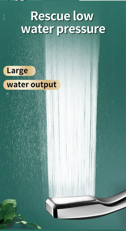 Bathroom Accessories Shower Head High Pressure Large Water Output Universal Adaptation Pressurized Hand Shower Nozzle Water