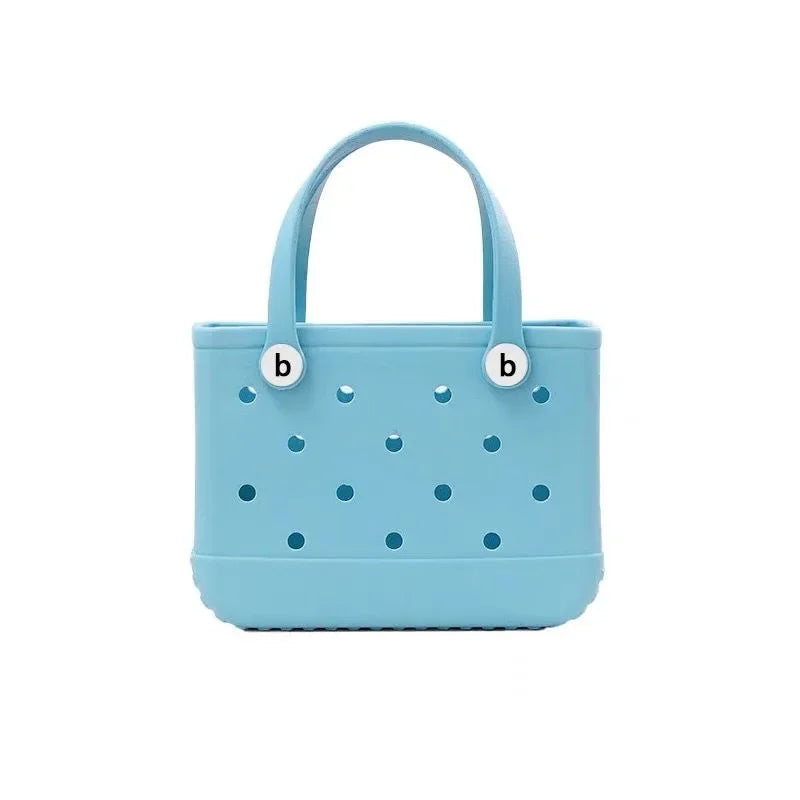 Bogg Bag Mini Childs Beach Rubber Tote Bags XL L M Size EVA Waterproof Summer Storage Basket Women Shopping Bag Kid Beach Bag