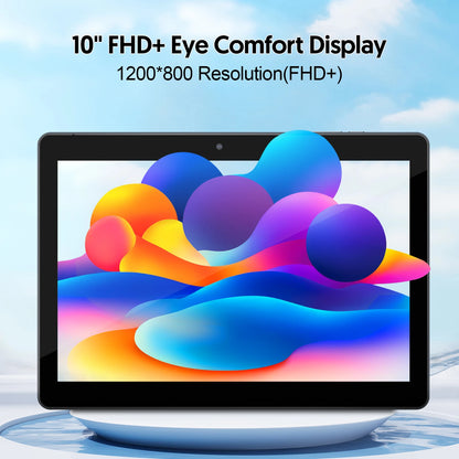 BAKEN 10.1-inch Android 13 tablet, quad-core processor, 4(2+2)GB+64GB, dual cameras, wifi, Bluetooth, 6000mAh battery