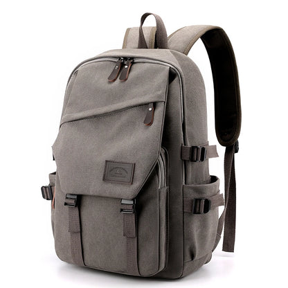 Men's large capacity travel backpack, suitable for different groups of people, adjustable shoulder strap length, multi compartme