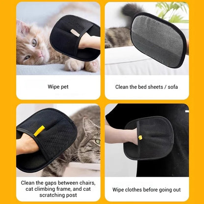 1-5pcs Pet Hair Grooming Gloves Pet Hair Remover Glove Dog Cats Hair Cleaning Gloves Pet Hair Cleanning Tool Pet Fur Hair Gloves