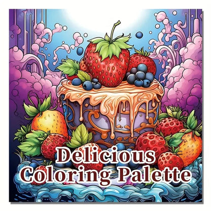 1pc Art Coloring Book 22 Page Coloring Books Gift For Birthday Party Relieve Stress Kill Time Graffiti Painting Drawing Art Book
