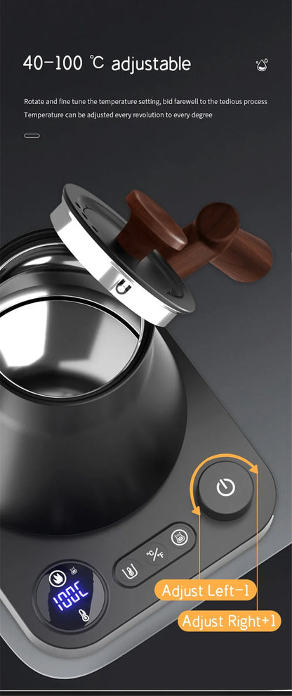 Automatic Stainless Steel Electric Water Kettle for Tea Brewing Home Use Bottom Fill Tea Boiler Tea Table High Quality