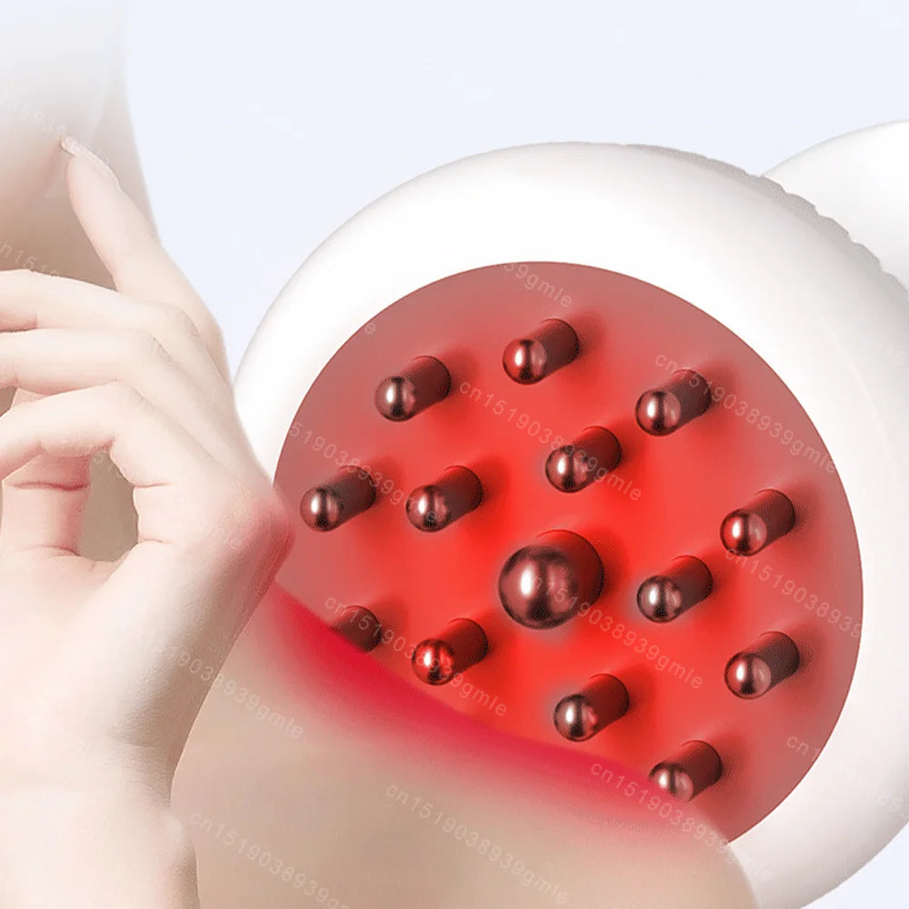 Electric Meridian Brush Gua Sha Body Massager EMS Microcurrent Hot Compress Scraping Lymphatic Drainage Machine Fat Burner