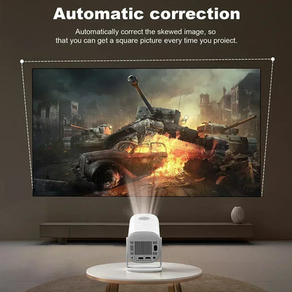 P30 Projector | Android 11 OS | 4K HDR | 1080P Resolution | 2.4G/5G WiFi | BT 5.0 | Outdoor Movie Night