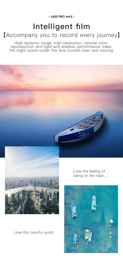2025 New L600 PRO MAX GPS Drone 5KM 4K Professional HD Dual Camera 3-Axis Gimbal 360 Obstacle Avoidance Brushless Quadcopter Toy