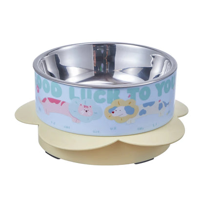 Single pet feeding bowl with large pet feeding capacity. Removable design for easy cleaning. Essential for home pets.pet bowl.