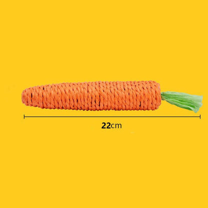 Cat toy Audible carrot tickling cat stick high and boring baby cat molar stick Bite resistant cat scratching board pet products