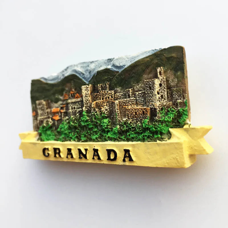 Europe Spain 3D Refrigerator Magnet Tourist Souvenirs Stickers,Home & Kitchen Decoration Fridge Magnet Message Sticker
