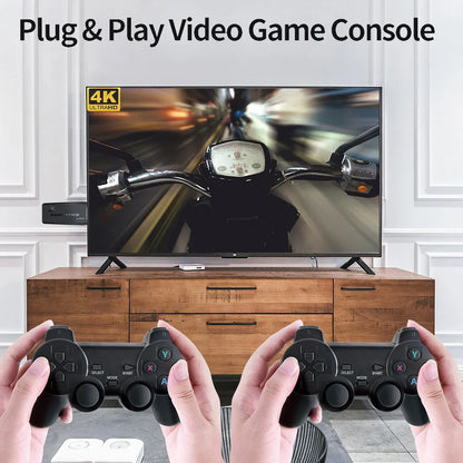 M8 4K Video Game Console Built-in 20000 Games Wireless Controller Gamepad Retro Handheld Game Player For PS1 Dropshipping