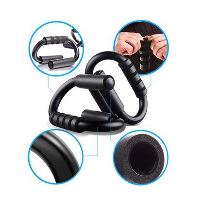 Push-up Strength training - portable structure for family fitness training and Push-up support handle for floor exercise 1 Pair