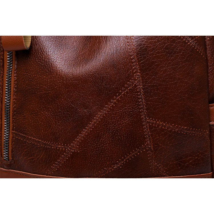 Women's fashionable backpack, shoulder bag, travel multifunctional bag, handbag, handbag, suitable for different scenarios