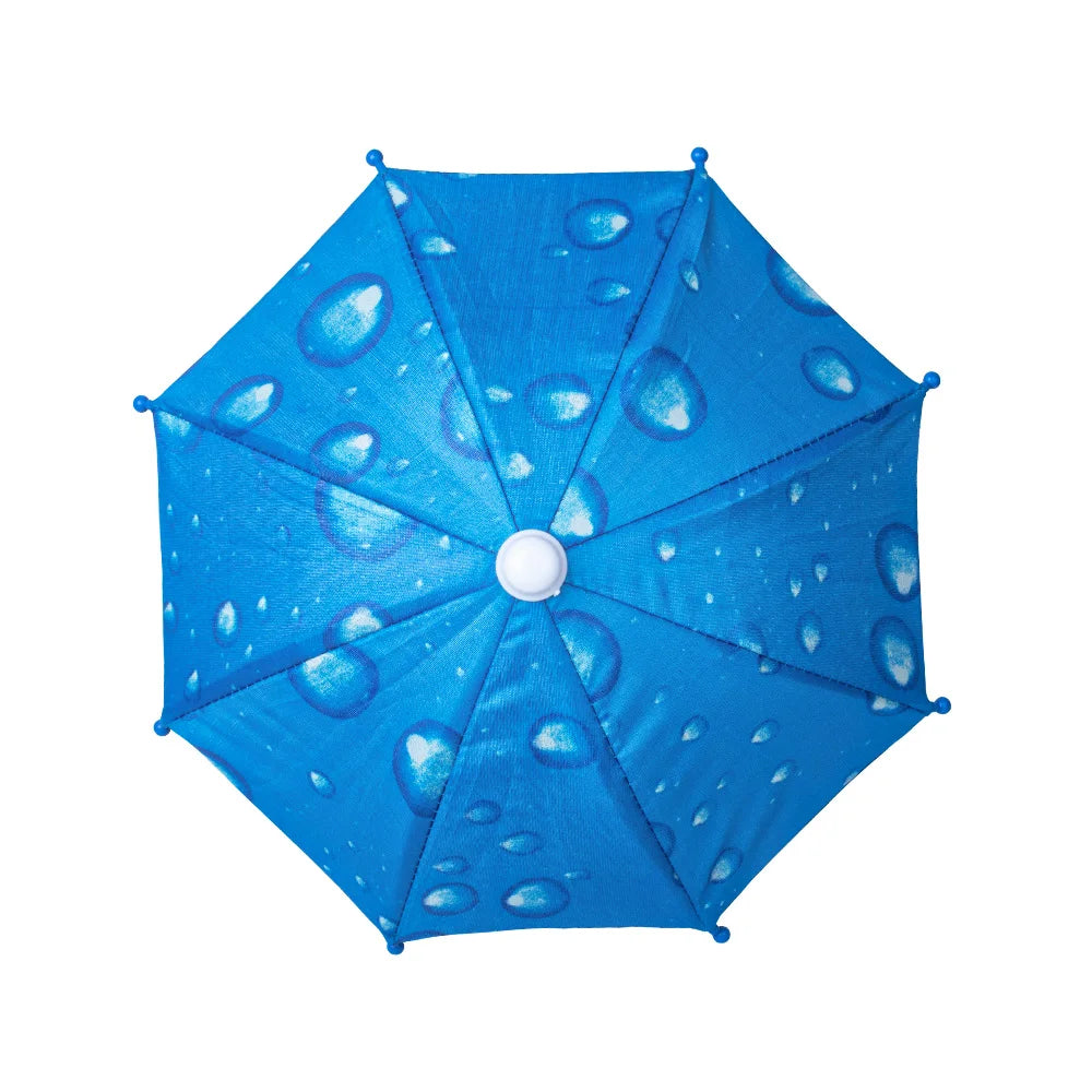 1PC Style Colorful Plastic Mini Umbrella Rain Gear Toy Umbrella Baby Toy Girl Gift Doll Embellishment Doll Clothing Decoration