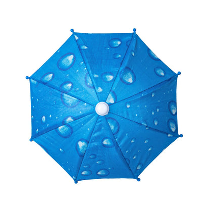 1PC Style Colorful Plastic Mini Umbrella Rain Gear Toy Umbrella Baby Toy Girl Gift Doll Embellishment Doll Clothing Decoration