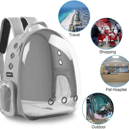 Cat Bag Breathable Clear Space Capsule Cat Backpack for Cat Portable Outdoor Travel Pet Shoulder Bag Pet Outgoing Backpack