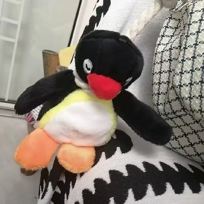 16cm Lovely Penguin Plush Keychain Cute Penguin Doll Backpack Pendant Creative Animal Doll Keychain Girls Women Bag Accessories