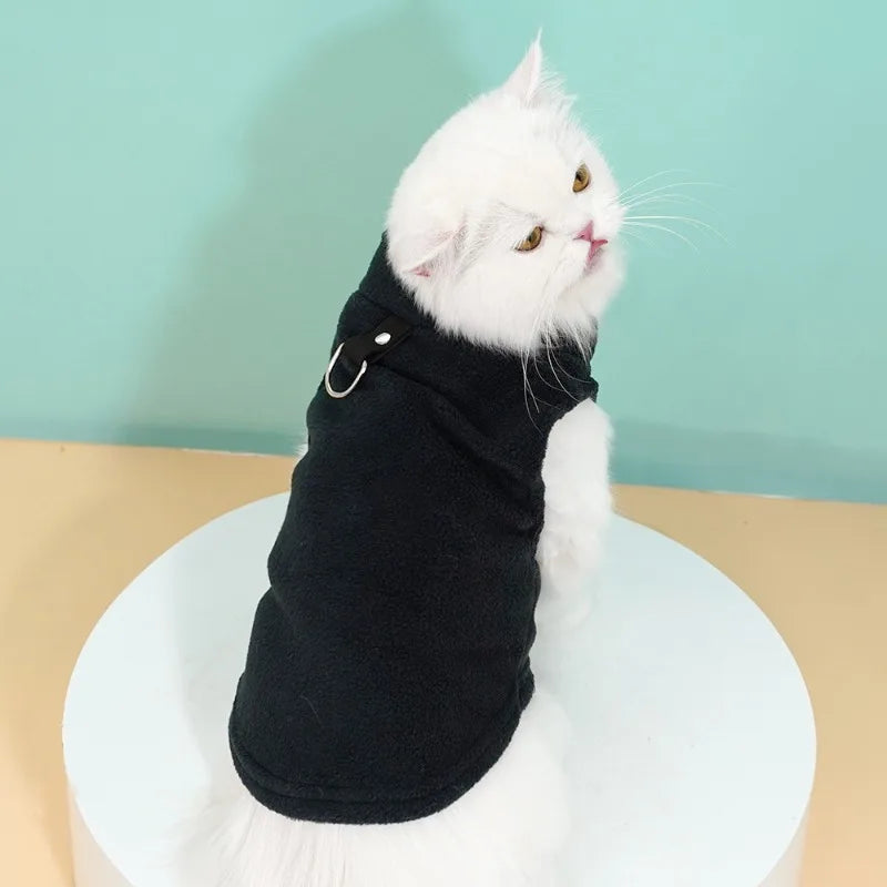 Soft Fleece Dog Clothes for Small Dogs Puppy Cats Vest Chihuahua Clothing French Bulldog Jacket Pug Coats Wholesale