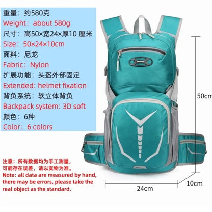 20L Bicycle Hydration Backpack Man Waterproof Cycling Backpack Outdoor Sport Travel Hiking Trekking MTB Bike Knapsack Water Bags