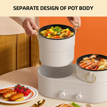 Multifunctional Cooker Electric Double Boiling Pot Split Type Kitchen Cooking Pot Pentola Elettrica