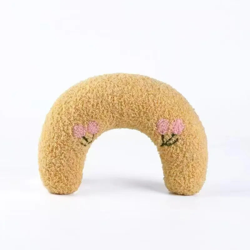 Pet pillow dog cat sleeping moon pillow small dog plush pillow sleeping pad pet supplies