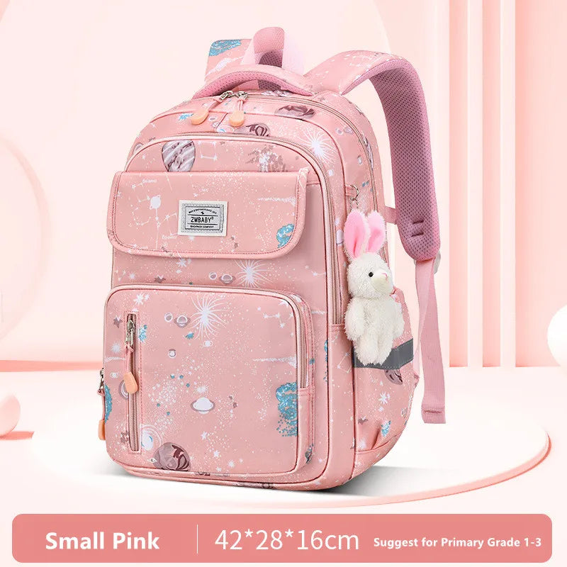 Kawaii School Backpack for Girls Elementary School bag for students Children Gift Pink Purple Bookbag primary girls schoolbag