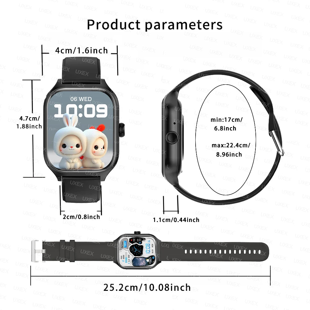 New Luxury Smartwatches Men Full Screen Bluetooth Call Valentine Gift Alarm Clock Custom Photo Health Tracking Watch Women 2025