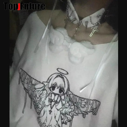 Women Y2K Girl bloody punk Harajuku Gothic Lolita sick injured short necklace Halloween cosplay props subculture Chokers Choker