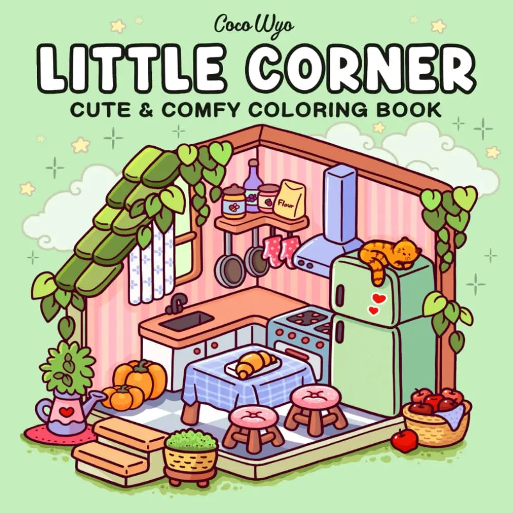 Coloring Book For Adults And Teens Halloween Theme Featuring Adorable Creepy Creatures In Cozy Moments For Relaxation Gift