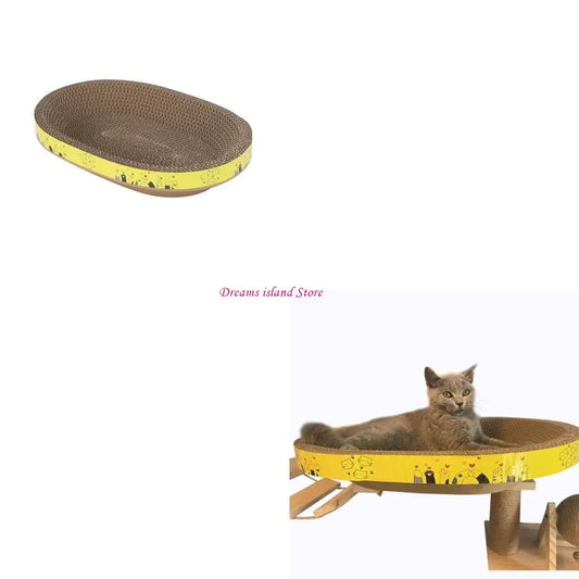 Scratching Board Scratch Pad Nest Furniture Protect Kitten Training Toy HX6C