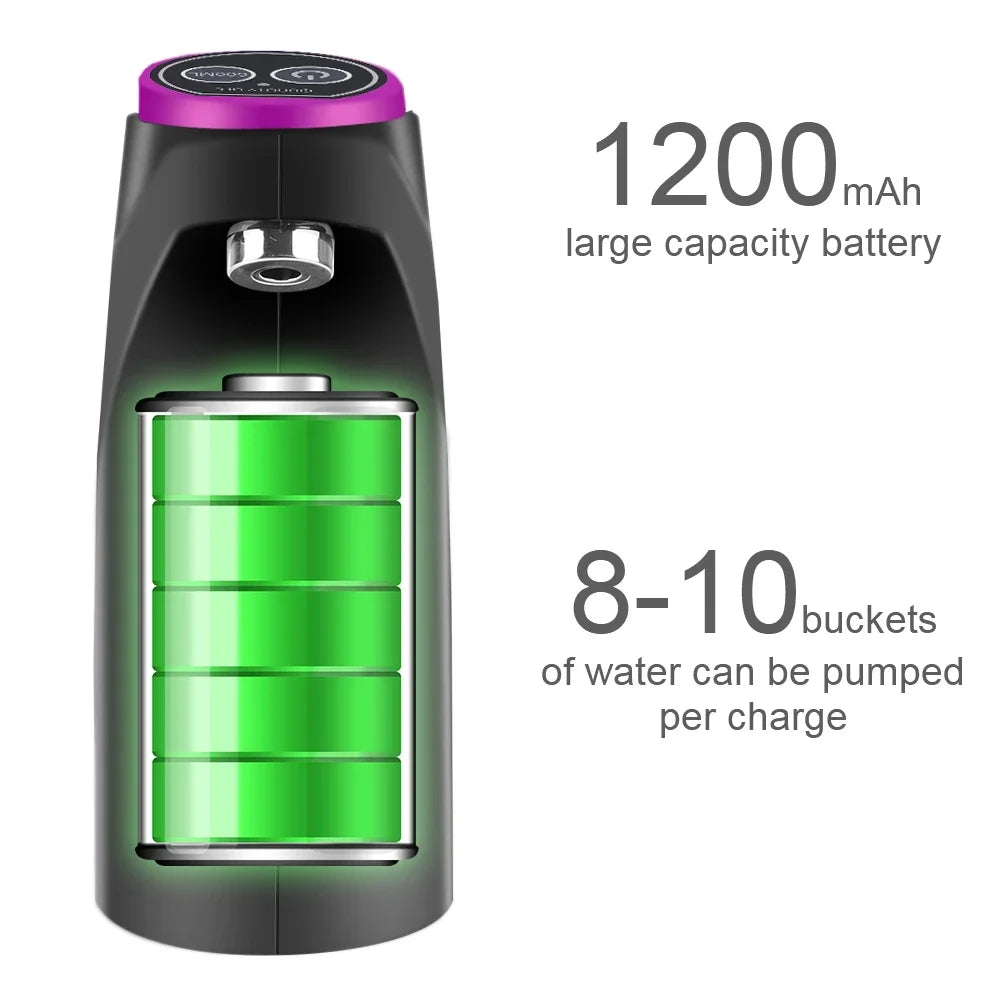 Automatic Electric Water Dispenser USB Barreled Water Pump Water bottle Gallon Drinking Bottle Switch Water Treatment Appliances