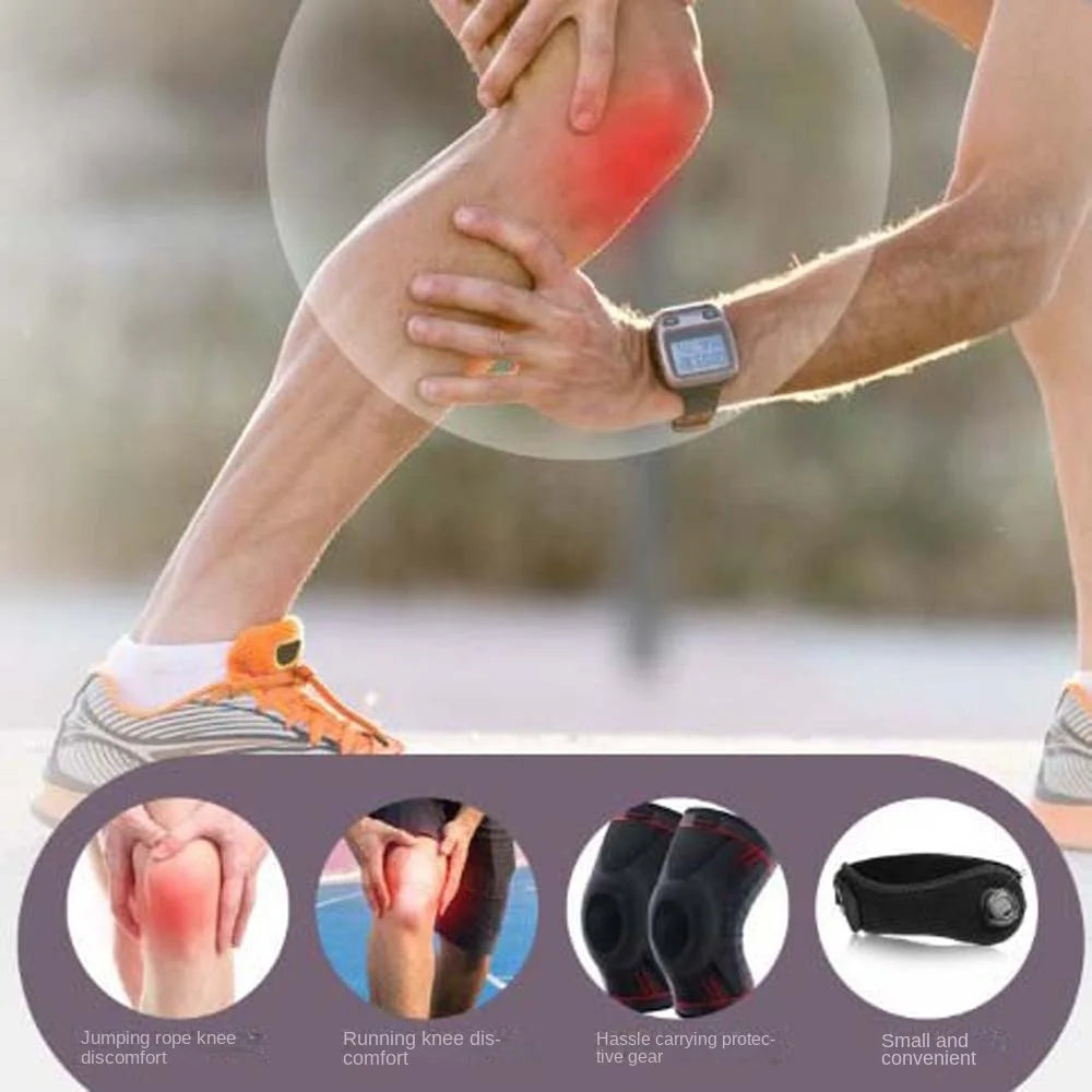 Adjustable Knob Sports Knee Guard Band Protecting Meniscus Prevent Ligament Strain Patellar Strap Knee Pads Booster Pressure