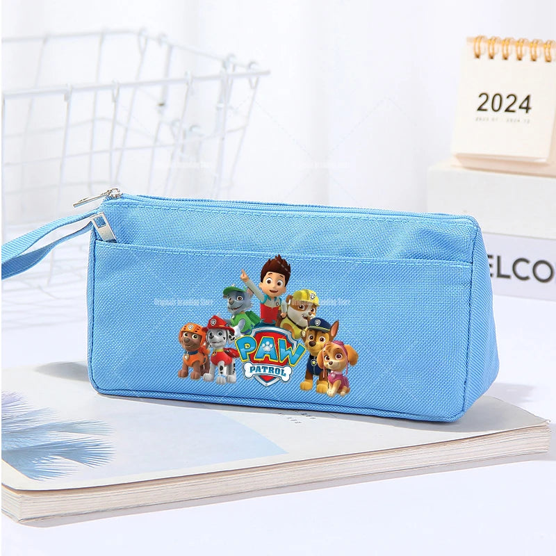 Paw Patrol Girl Boy Pencil Case Pen Bag Large Capacity Korean Organizer Pouch Student Back To School Supplies Stationery Gift