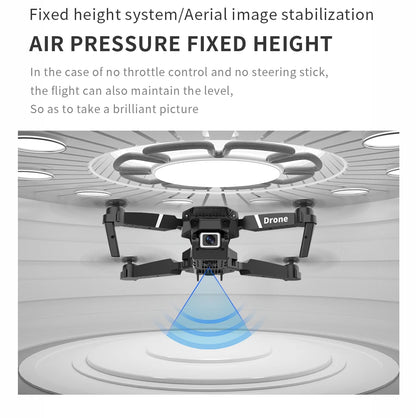 Drone E88 RC Quadcopter Foldable Portable 5G WiFi FPV Drones With 4K HD Camera Altitude Hold Mode follow Drone