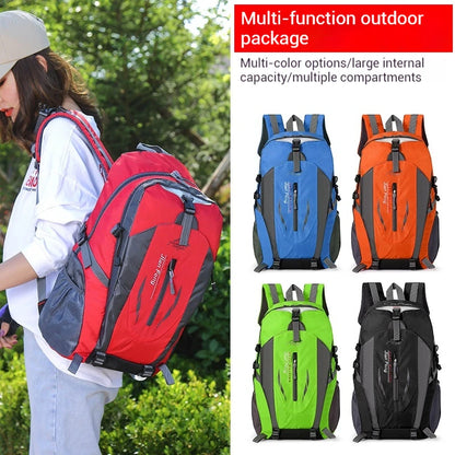 Outdoor Backpack Men's Large Capacity Travel Lightweight Casual Hiking Backpack Sports Waterproof Travel Mountaineering Bag