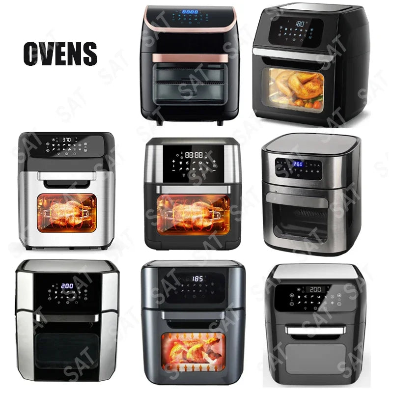 -Air Fryer Oven 12l 15l 16l 18l 23l 24l Smart Air Fryer Digital With Steam Function Stainless Steel Air Fryer Oven