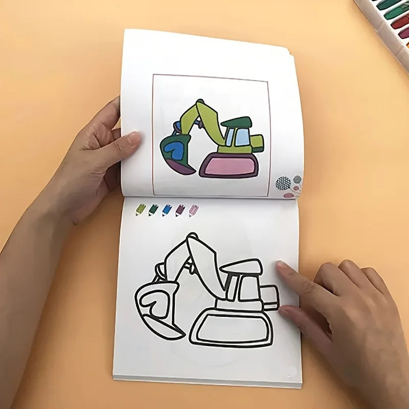 160 Pages of Painting And Graffiti Coloring Book to Learn Art, Painting, Enlightenment, And Improve Understanding Ability