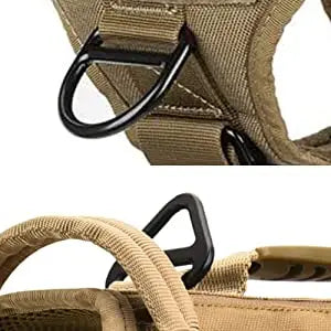 Professional Pet Harness Nylon No Pull Tactical Dog Harness For Heavy Duty Large Dog