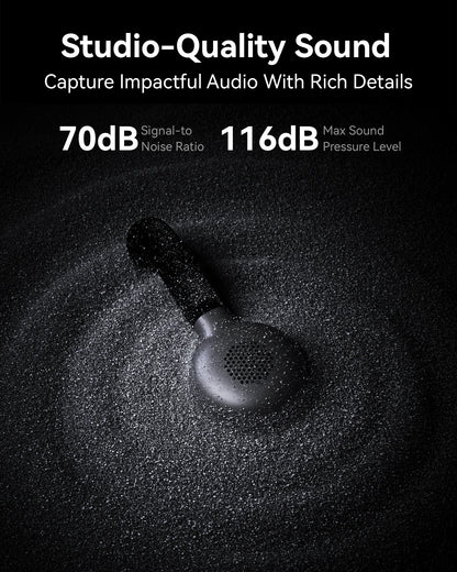 Hollyland Lark M2s Wireless Microphone System Noise Cancellation Lavalier Mic for iPhone Camera Android Video Vlog Interview