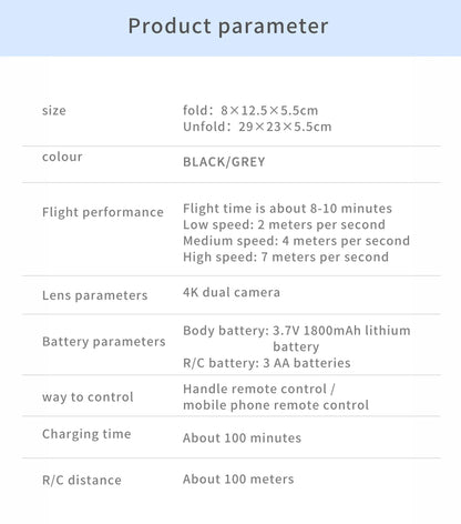 Drone E88 RC Quadcopter Foldable Portable 5G WiFi FPV Drones With 4K HD Camera Altitude Hold Mode follow Drone