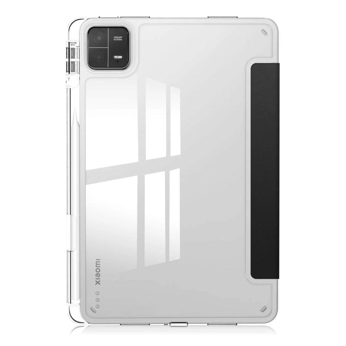 Case for Xiaomi Mi Pad 5 6 Pro 11 7 PRO 11.2 HD Transparent Case Redmi pad SE 11 Pad 2 2025 PRO 12.1" with Awake / Sleep Cover