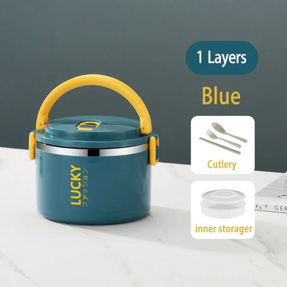 Portable Lunch Box Thermo Insulation Bento Thermos Containers Bento Bag Food Warmer for Kids Food Containers