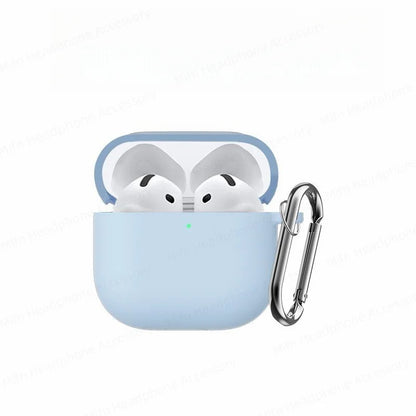 Cover for AirPods 4 Case 2024 3D Silicone Wireless Bluetooth Headphone Soft Protective Case for AirPods 4th Gen with Cleaner Kit