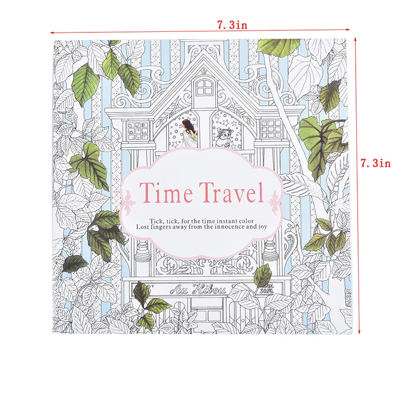 Coloring Book For Children Adult Relieve Stress Kill Time Painting Art Book Anti-Stress Magic Forest Fantasy Dream Wonderland